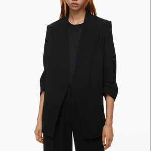 Babaton Power Blazer - Black - Size 6 - Hip Length